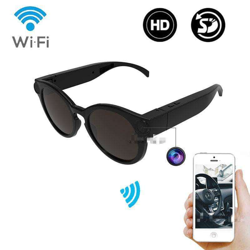 Bicycling Glasses WiFi Mini Camera HD 1080P DVR Video Audio Recorder Portable Outdoor Sport Sunglasses Cam Micro IP Camcorder
