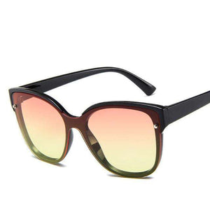 RBRARE Retro Gradient Square Sunglasses Women Luxury Brand Glasses Women/Men Vintage Sunglasses For Women Oculos De Sol Feminino