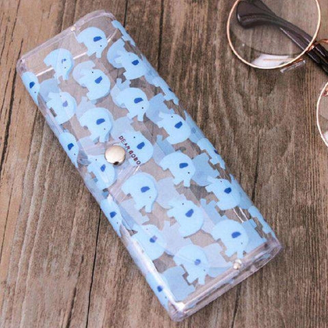 Cute Clear Sunglasses Glasses Case Transparent Glass Spectacle Storage Protection Carry Box Fashion Eyewear Accessoires