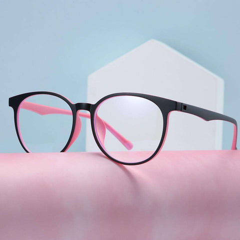 DENISA Blue Light Blocking Glasses Super Light TR90 Frame Eyeglasses Anti Blue Light Lens Computer Glasses Spectacles Frame S813