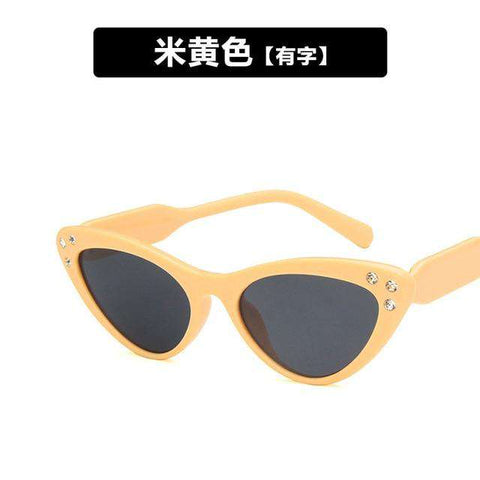 New Sexy Cat Eye Sunglasses Children Brand Designer Mirror Sun Glasses Kids Cateye Lens Shades For Female Eyewea UV400