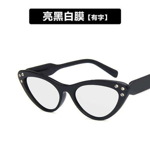 New Sexy Cat Eye Sunglasses Children Brand Designer Mirror Sun Glasses Kids Cateye Lens Shades For Female Eyewea UV400