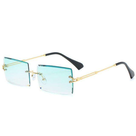 Luxury Brand Rectangle Ladies Sunglasses Women 2019 Rimless Square Polarized Sun Glasses For Ladies Zonnebril Dames Vrouwen Bril