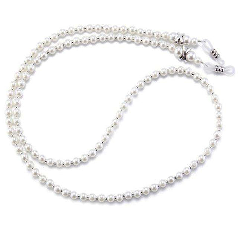 Fashion Women's pearl Eyeglass Chains  Sunglasses Reading Beaded Glasses Chain  Eyewears Cord Holder neck strap Rope 1pcs