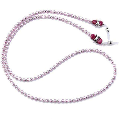 Fashion Women's pearl Eyeglass Chains  Sunglasses Reading Beaded Glasses Chain  Eyewears Cord Holder neck strap Rope 1pcs