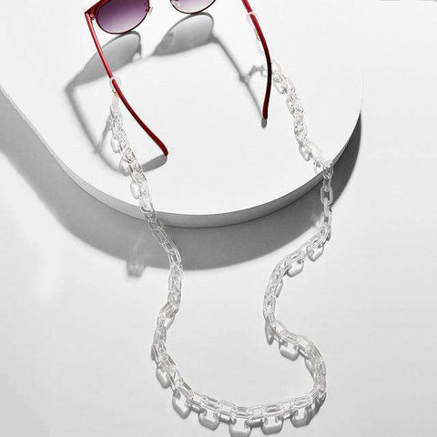 70cm Acrylic Sunglasses Chain Fashion Multicolor Reading Glasses Lanyard Strap  Adjustable Neck Chain Eyeglass Lanyard