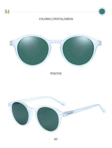 Polarized Sunglasses Men Women Vintage Round Frame Light Sun Glasses Polaroid Lens 2019 Fashion Sunglasses Eyewear UV400 BT4203