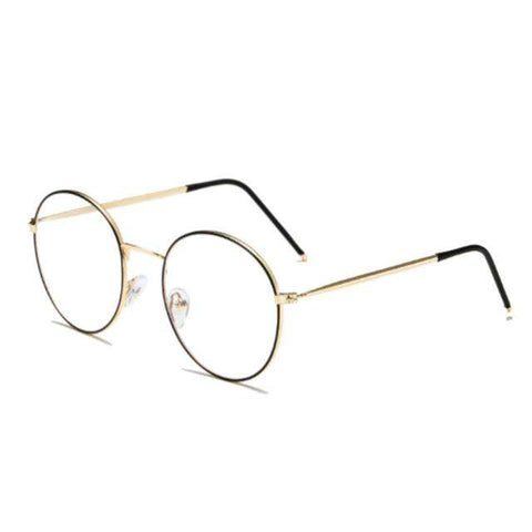 New Anti Blue Light Anti Blocking Filter Glasses Fashion Women Mens Computer Goggles Retro Metal Transparent UV400 Eyewear