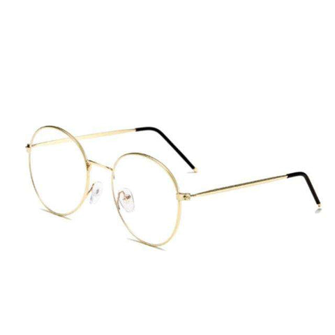 New Anti Blue Light Anti Blocking Filter Glasses Fashion Women Mens Computer Goggles Retro Metal Transparent UV400 Eyewear