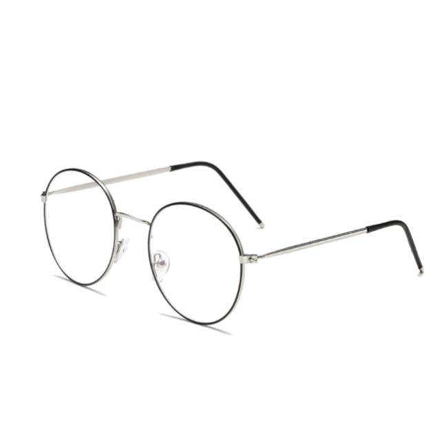 New Anti Blue Light Anti Blocking Filter Glasses Fashion Women Mens Computer Goggles Retro Metal Transparent UV400 Eyewear