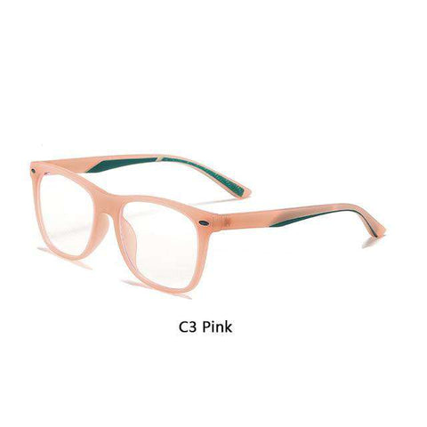 AIMISUV Square Glasses Kids Frame Anti Blue Light Blocking Boy Girl Reflective Clear Lenses UV400 Computer Children Eyeglasse