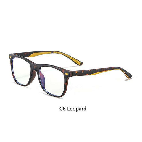 AIMISUV Square Glasses Kids Frame Anti Blue Light Blocking Boy Girl Reflective Clear Lenses UV400 Computer Children Eyeglasse