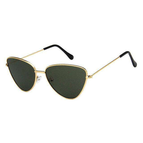 CatEye Sunglasses Women men Metal UV400 Eyewear Brand Designer Retro Sun Glasses Female Orange Pink Cateye Candy Color Glasses