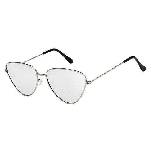 CatEye Sunglasses Women men Metal UV400 Eyewear Brand Designer Retro Sun Glasses Female Orange Pink Cateye Candy Color Glasses