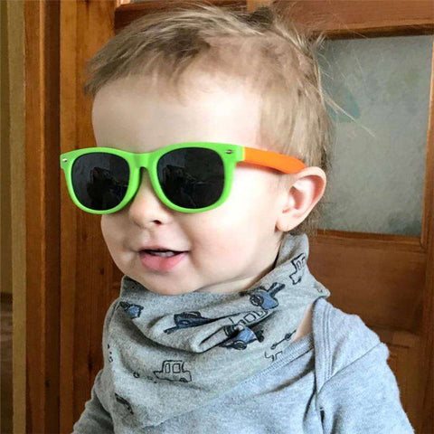 2019 Fashion Kids Sunglasses Silicone Safety Software Polarized Glasses Boys Girls Flexible Sun Glasses For Children Baby Goggle