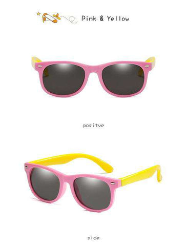 2019 Fashion Kids Sunglasses Silicone Safety Software Polarized Glasses Boys Girls Flexible Sun Glasses For Children Baby Goggle