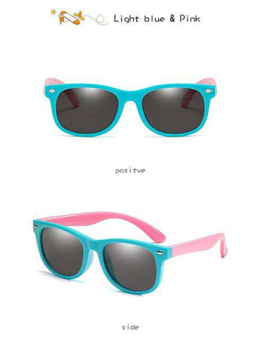 2019 Fashion Kids Sunglasses Silicone Safety Software Polarized Glasses Boys Girls Flexible Sun Glasses For Children Baby Goggle