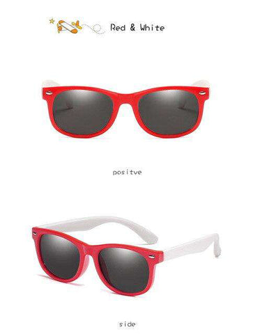 2019 Fashion Kids Sunglasses Silicone Safety Software Polarized Glasses Boys Girls Flexible Sun Glasses For Children Baby Goggle