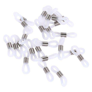 5/10/25 pcs Eyeglasses Sunglasses Spectacle Chain Rope Holder Strap Rubber Loop End Eye Glasses Retainer End Loop Connector DIY