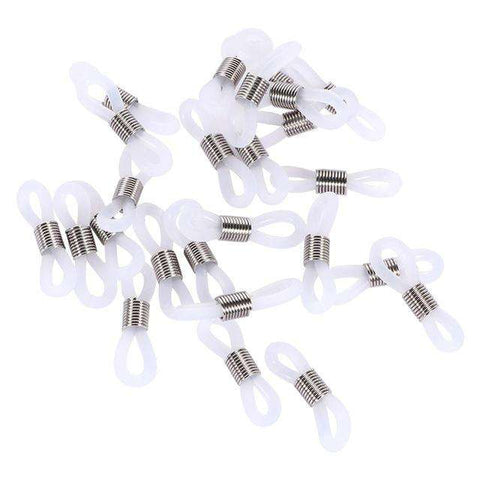 5/10/25 pcs Eyeglasses Sunglasses Spectacle Chain Rope Holder Strap Rubber Loop End Eye Glasses Retainer End Loop Connector DIY