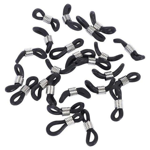 5/10/25 pcs Eyeglasses Sunglasses Spectacle Chain Rope Holder Strap Rubber Loop End Eye Glasses Retainer End Loop Connector DIY