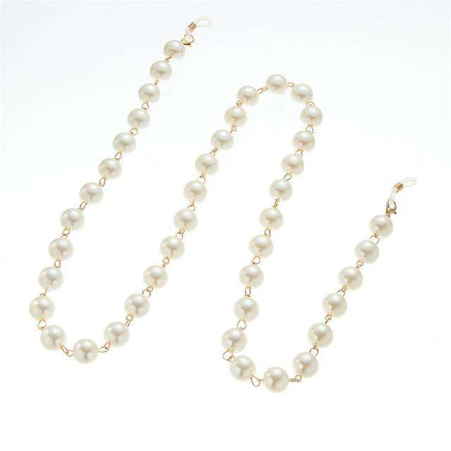 Fashion Imitation Pearls Bead Eyeglass Chain Glasses Strap Cords Sunglass Holder Lanyard Necklace New Arrival