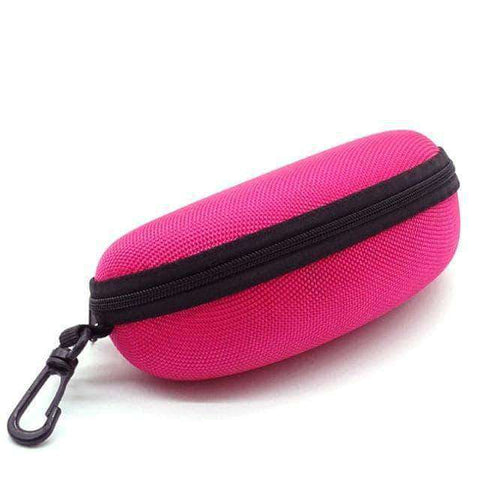 1PC Eye Glasses Sunglasses Hard Zipper Case Cover Bag Storage Box Portable Protector