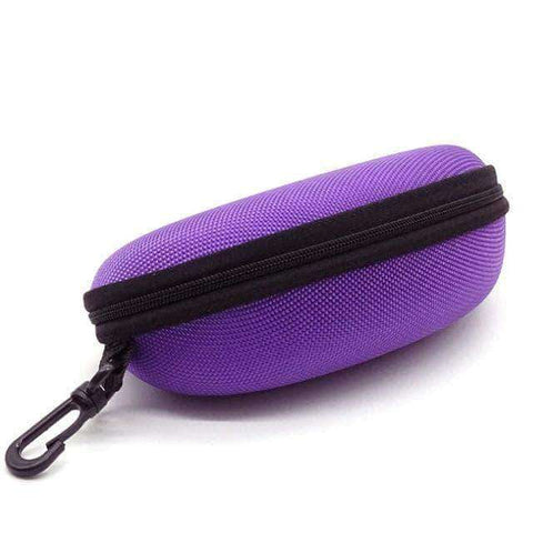 1PC Eye Glasses Sunglasses Hard Zipper Case Cover Bag Storage Box Portable Protector