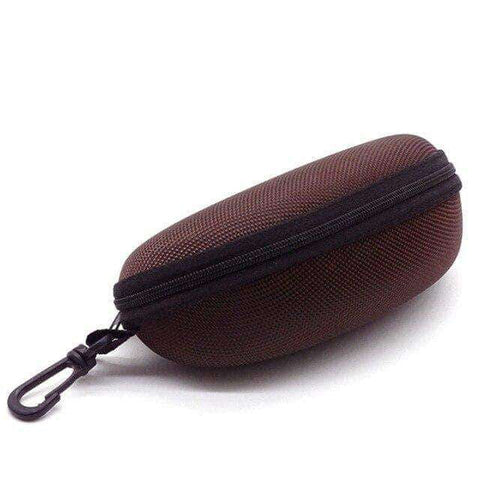 1PC Eye Glasses Sunglasses Hard Zipper Case Cover Bag Storage Box Portable Protector