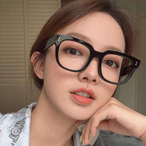 Anti Blue Big Frame Glasses Women Computer blue light blocking glasses Black Radiation Goggles Spectacles Eyeglasses Men