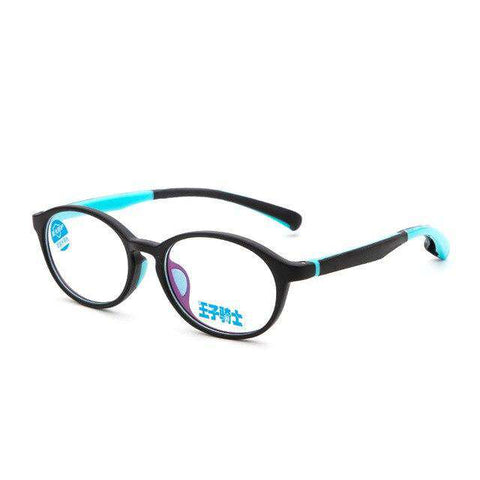 8-12 Years Goggles Oval Blue Light Kids Glasses Optical Frame 2018 Children Boy Girls Computer Clear Blocking Anti Reflective