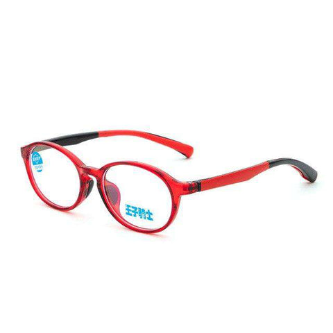 8-12 Years Goggles Oval Blue Light Kids Glasses Optical Frame 2018 Children Boy Girls Computer Clear Blocking Anti Reflective