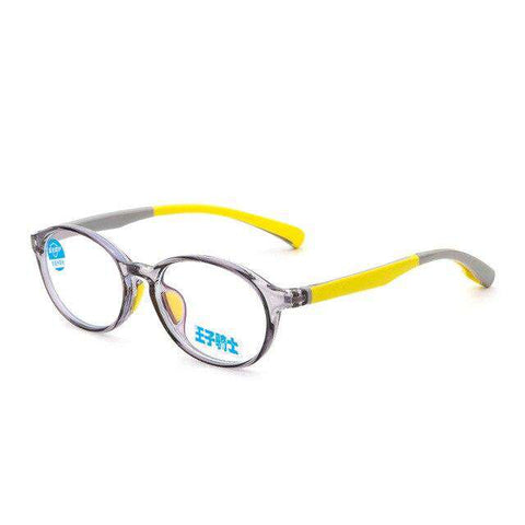 8-12 Years Goggles Oval Blue Light Kids Glasses Optical Frame 2018 Children Boy Girls Computer Clear Blocking Anti Reflective