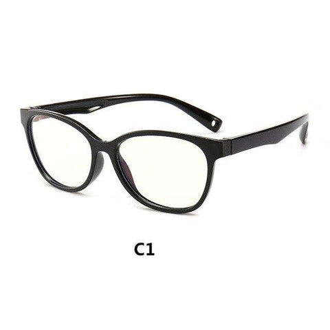 New Square Blue Light Kids Glasses Optical Frame Children Boy Girls Computer Transparent Blocking Anti Reflective Eyeglasses UV