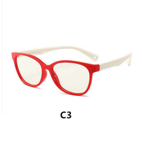 New Square Blue Light Kids Glasses Optical Frame Children Boy Girls Computer Transparent Blocking Anti Reflective Eyeglasses UV