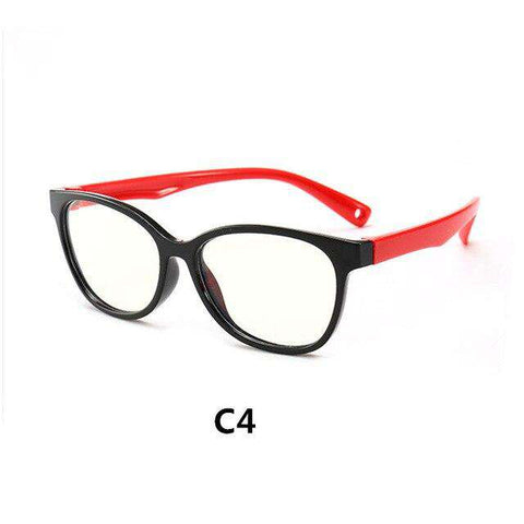 New Square Blue Light Kids Glasses Optical Frame Children Boy Girls Computer Transparent Blocking Anti Reflective Eyeglasses UV