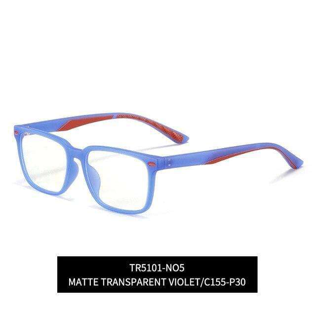 VCKA Kids Blue Light Blocking Glasses Anti Eye Strain Headache Computer Gaming Glasses UV400 protection for 7-12 Years Children