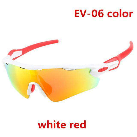 USA Brand 4 Lens Radare Cycling glasses Polarized Bike Goggles red mtb Bicycle sunglasses Bike Glasses sport Eyewear Foxe tld D