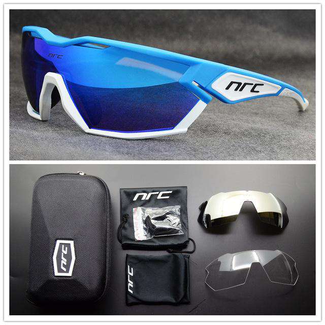 brand 2019 NRC P-Ride Photochromic Cycling Glasses man Mountain Bike Bicycle Sport Cycling Sunglasses MTB Cycling Eyewear woman