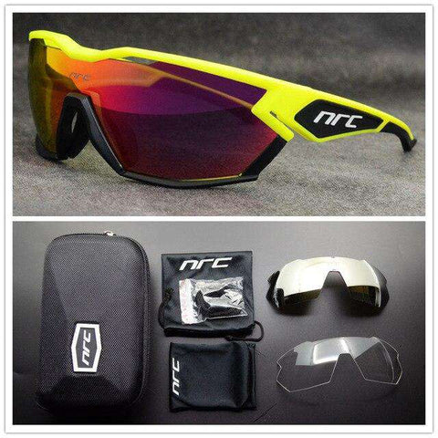 brand 2019 NRC P-Ride Photochromic Cycling Glasses man Mountain Bike Bicycle Sport Cycling Sunglasses MTB Cycling Eyewear woman