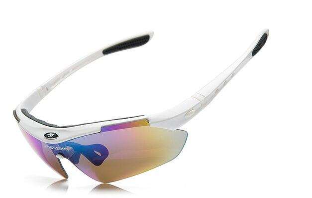 SPORTSHUB 5-Lenses Cycling Eyewear Sunglass Outdoor Cycling Glasses Bicycle Bike UV400 Sports Sun Glasses Sport Glasses C0001