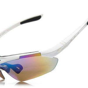 SPORTSHUB 5-Lenses Cycling Eyewear Sunglass Outdoor Cycling Glasses Bicycle Bike UV400 Sports Sun Glasses Sport Glasses C0001