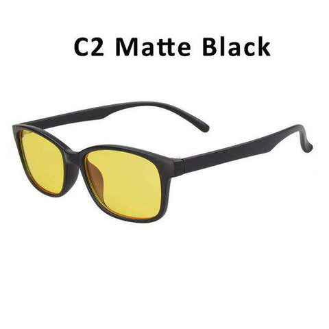 Gaming Computer Glasses Men Women Anti Blue Light Radiation Blocking Ray Anti Eye Fatigue Yellow Lens UV400 Coating Eyeglasses