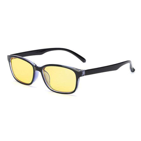 Gaming Computer Glasses Men Women Anti Blue Light Radiation Blocking Ray Anti Eye Fatigue Yellow Lens UV400 Coating Eyeglasses