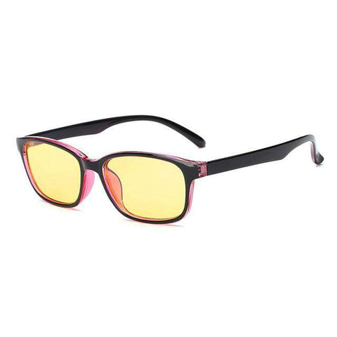 Gaming Computer Glasses Men Women Anti Blue Light Radiation Blocking Ray Anti Eye Fatigue Yellow Lens UV400 Coating Eyeglasses