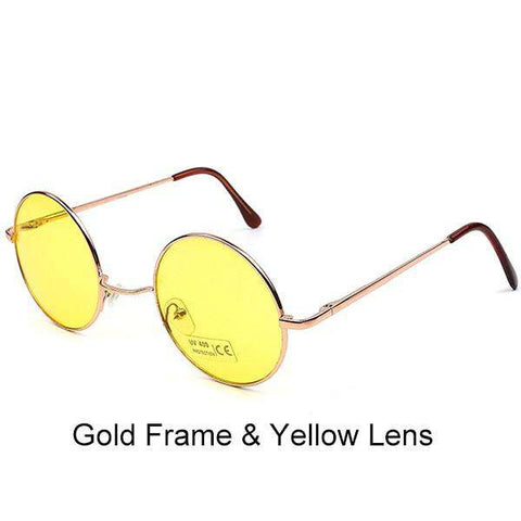 Pro Acme Retro Round Sunglasses Women Brand Designer Hippy 60S Lennon Vintage Sun Glasses De Sol Gafas lunette CC0253