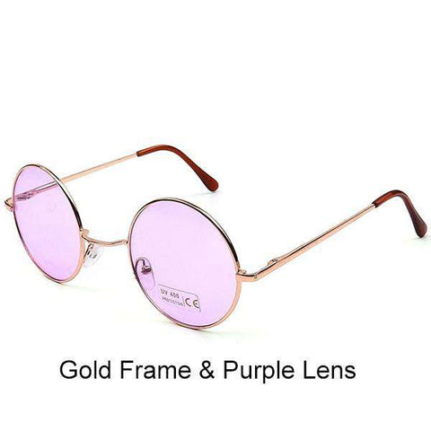 Pro Acme Retro Round Sunglasses Women Brand Designer Hippy 60S Lennon Vintage Sun Glasses De Sol Gafas lunette CC0253