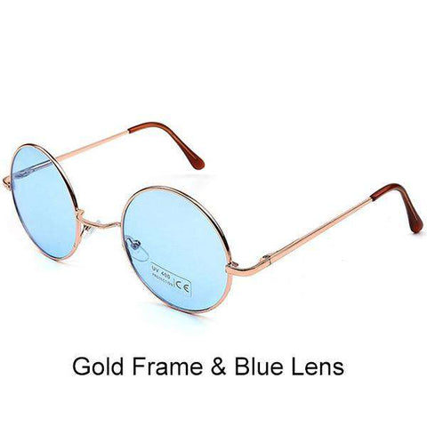 Pro Acme Retro Round Sunglasses Women Brand Designer Hippy 60S Lennon Vintage Sun Glasses De Sol Gafas lunette CC0253