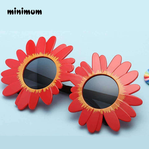 MINIMUM 2018 fashion Sun Flower Round Cute kids sunglasses UV400 girl Lovely baby glasses Children Safe and Comfortable Eyewear