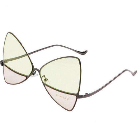Mother&Kids Same Style Triangle Shaped Photochromic lens Cool sunglasses Girls 5-12 year children sun glasses summer eyewear N92